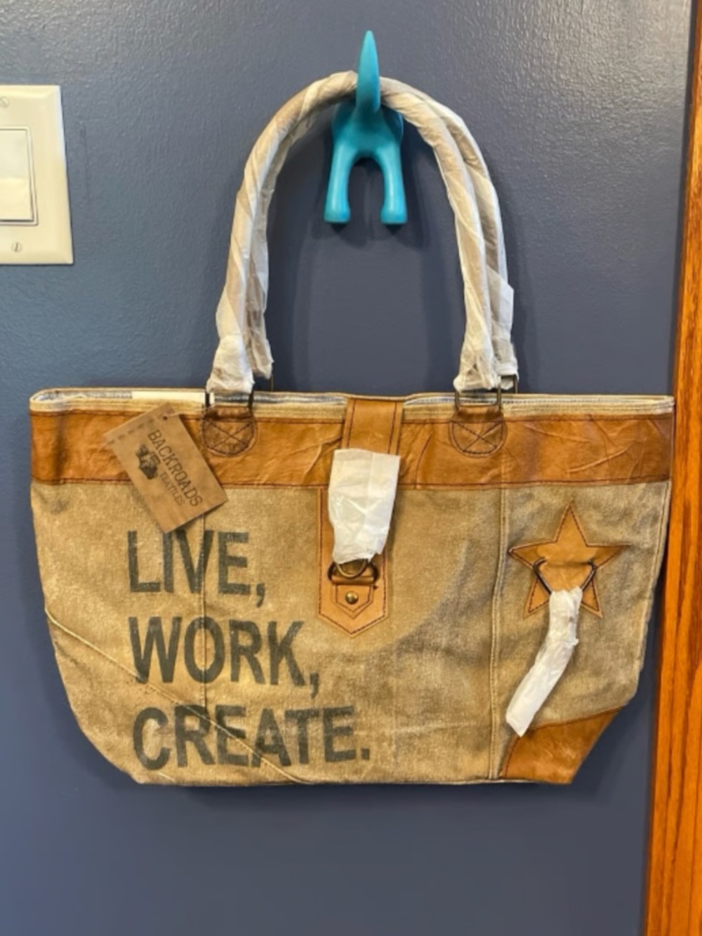 Backroads Textiles Tote Bag